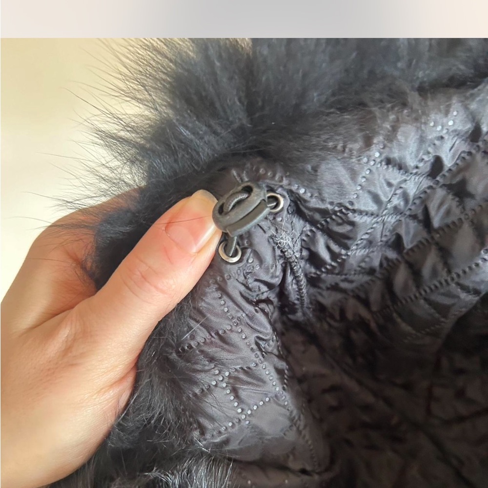 Black Rabbit Fur Russian Style Hat - Picture 4 of 6